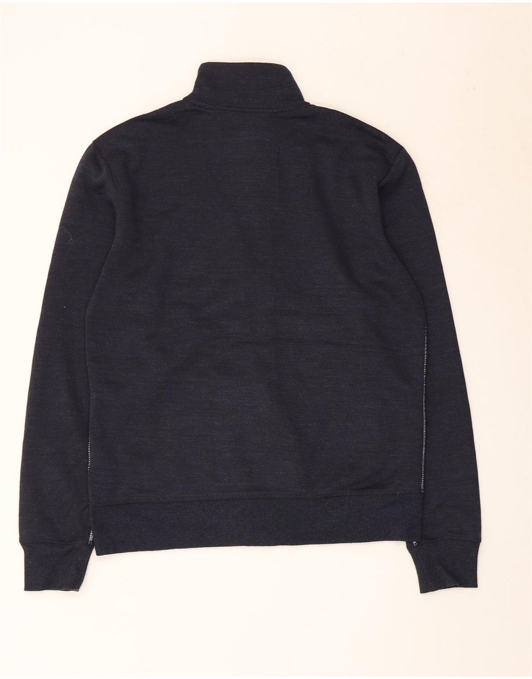 Superdry Mens Graphic Tracksuit Top Jacket XL Navy Blue Flecked Polyester