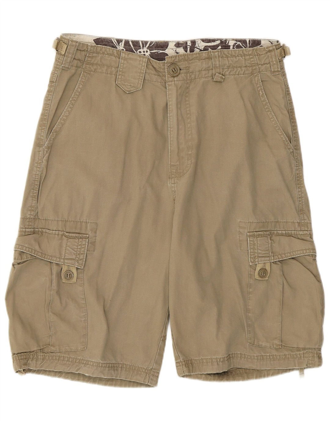 H&M Mens Cargo Shorts W32 Medium Khaki
