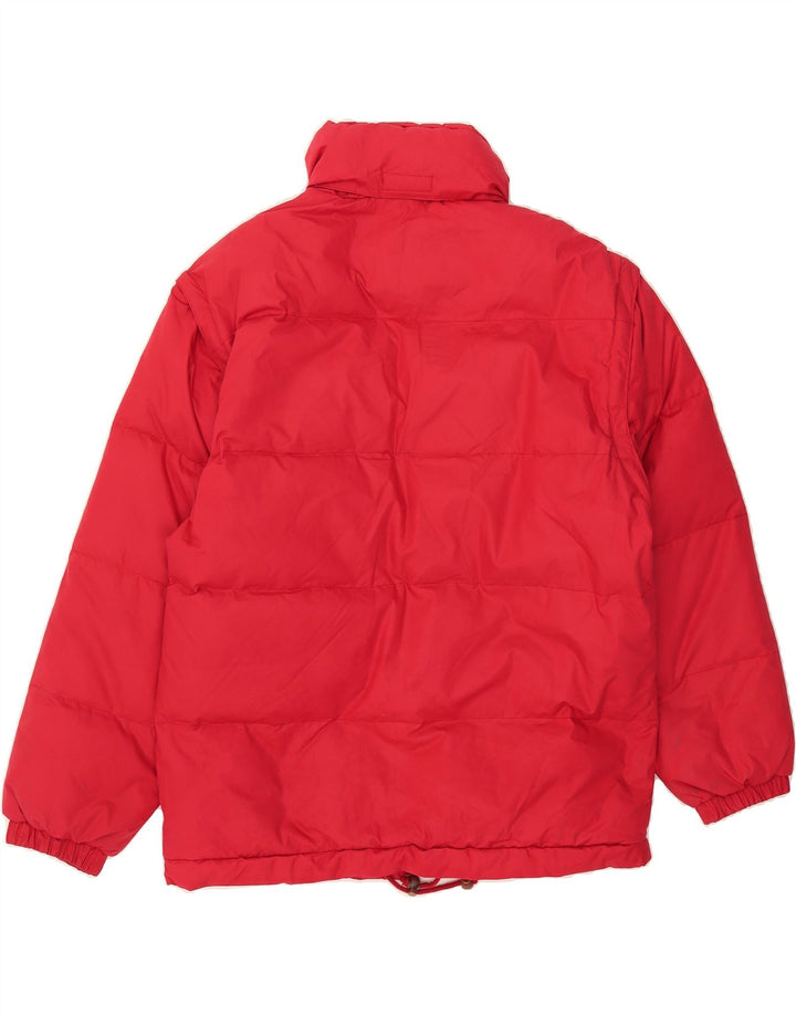 CIESSE PIUMINI Mens Padded Jacket IT 50 Large Red Polyester Vintage Ciesse Piumini and Second-Hand Ciesse Piumini from Messina Hembry 