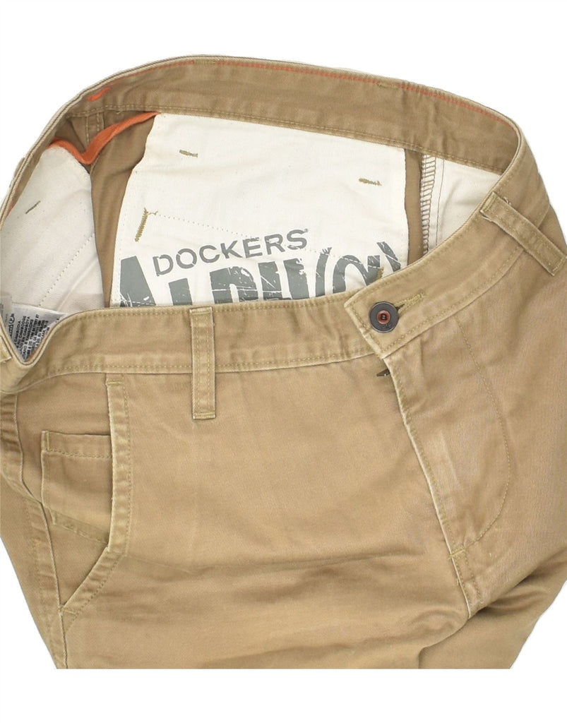 DOCKERS Mens Slim Tapered Chino Trousers W30 L32 Brown Cotton | Vintage Dockers | Thrift | Second-Hand Dockers | Used Clothing | Messina Hembry 