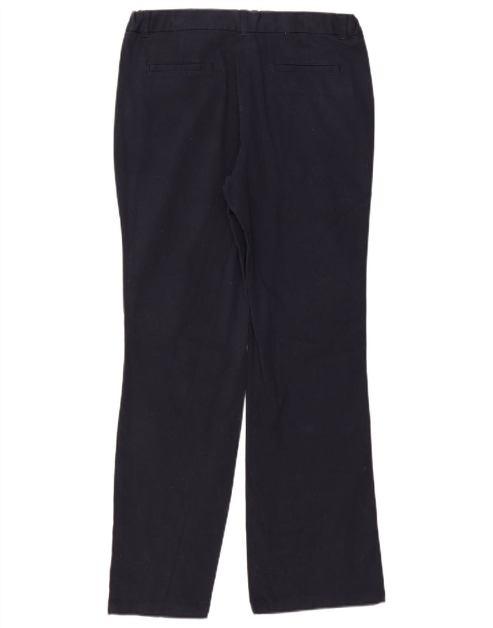 IZOD Boys Straight Chino Trousers 15-16 Years W30 L29 Navy Blue Cotton