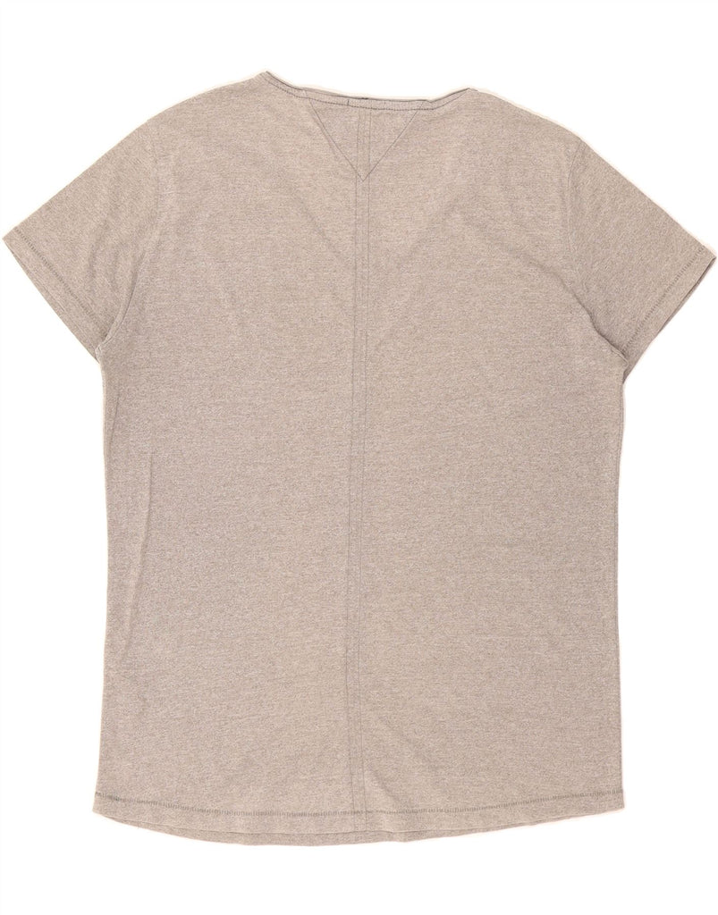 TOMMY HILFIGER Mens T-Shirt Top XL Grey Cotton Vintage Tommy Hilfiger and Second-Hand Tommy Hilfiger from Messina Hembry 