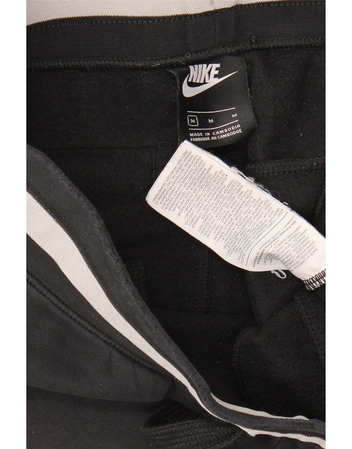 Nike Mens Graphic Tracksuit Trousers Joggers Medium  Black Cotton