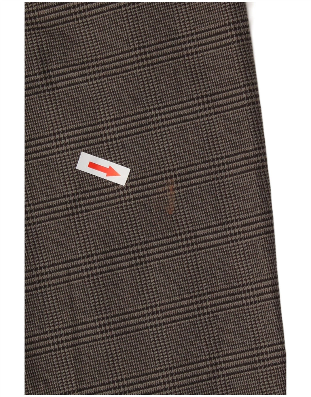 Dockers Womens Straight Casual Trousers W28 L30 Brown Houndstooth