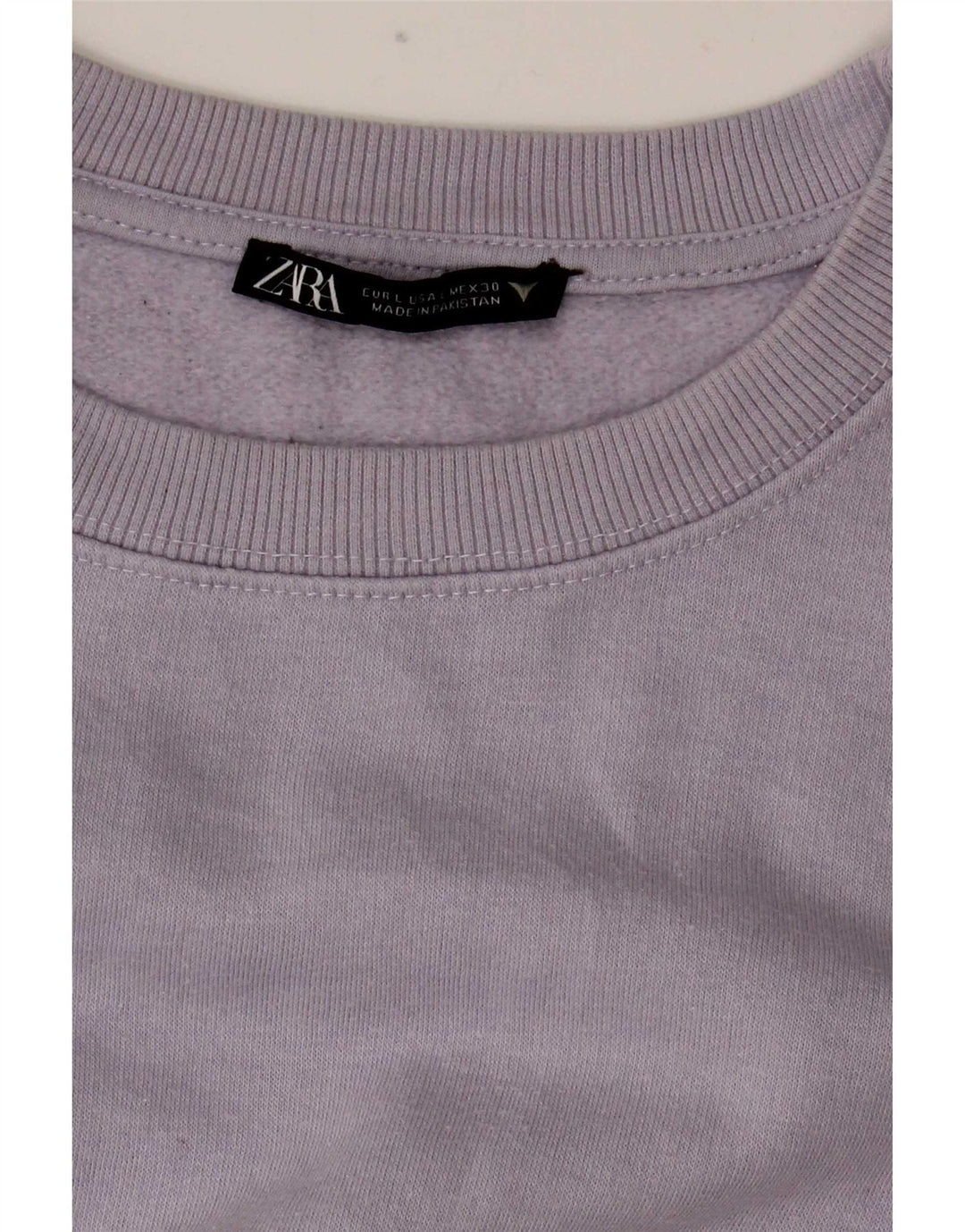 Zara Womens Sweatshirt Jumper UK 16 Large Purple