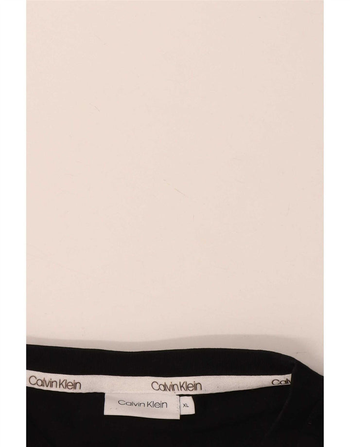 Calvin Klein Mens T-Shirt Top XL Black