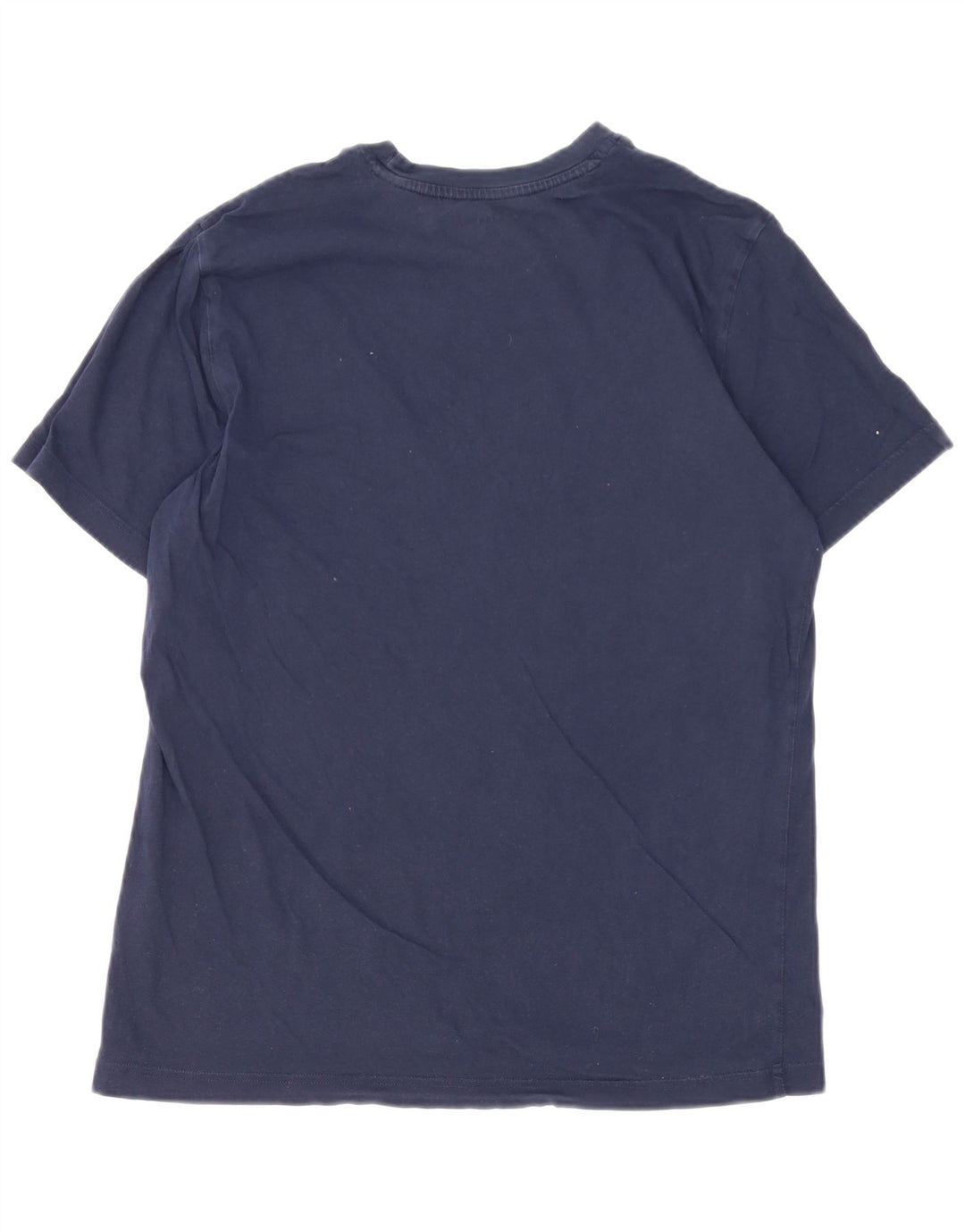 Reebok Mens Graphic T-Shirt Top Large Navy Blue Cotton