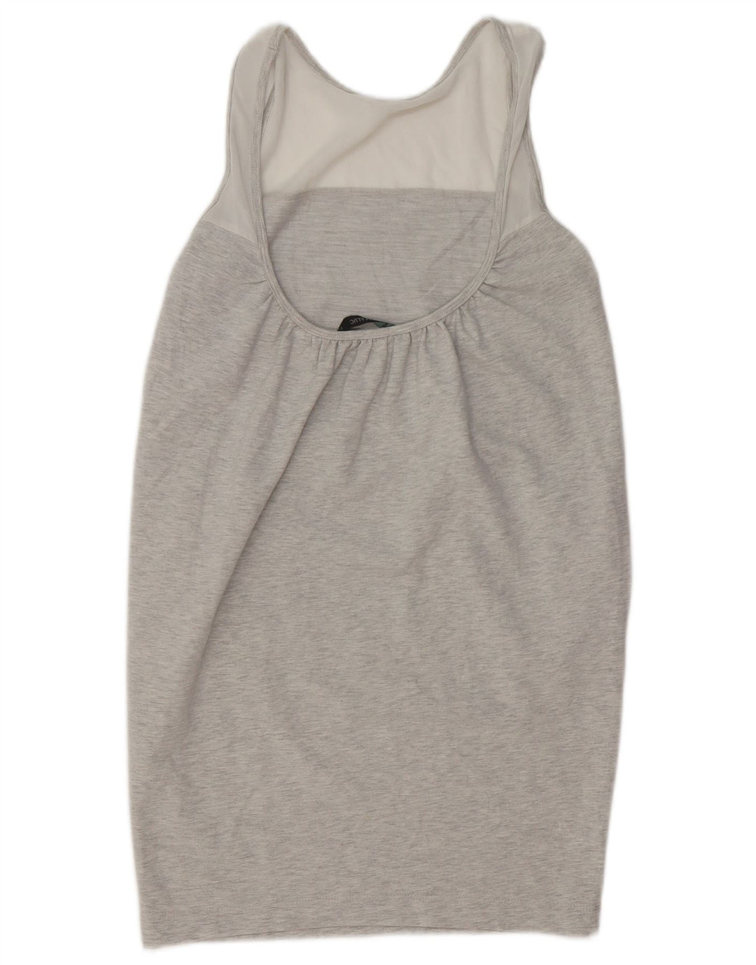 ZARA Womens Sleeveless Basic Dress UK 10 Small Grey