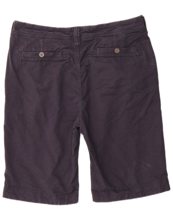 Fat Face Mens Chino Shorts W34 Large Navy Blue Cotton