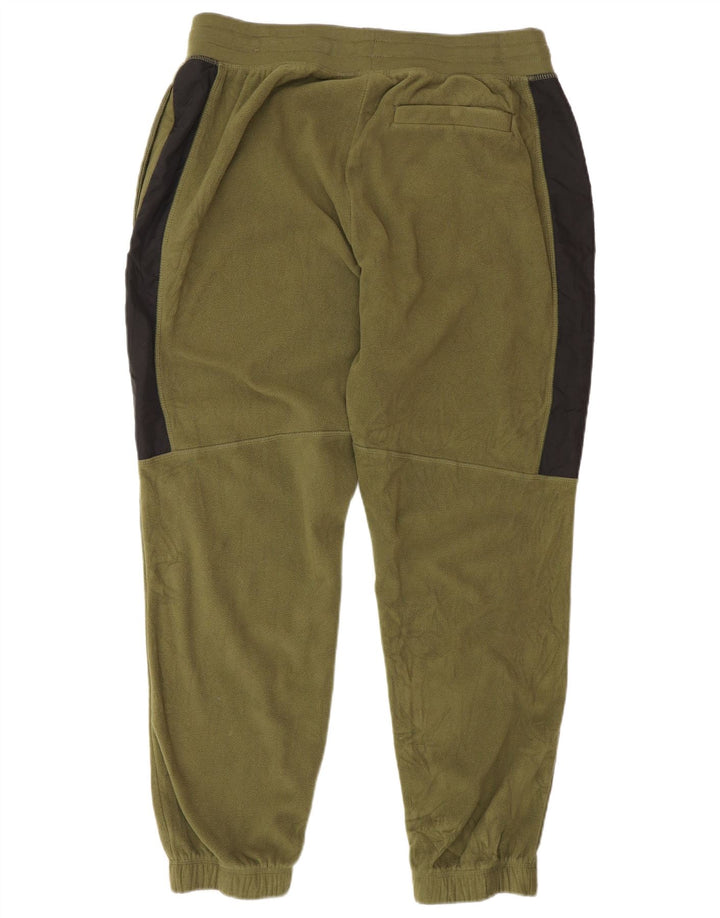 Russell Athletic Mens Tracksuit Trousers Joggers Large Khaki Colourblock