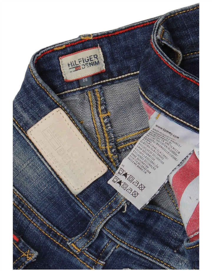 Tommy Hilfiger Womens Denim Shorts W28 Medium Blue Cotton