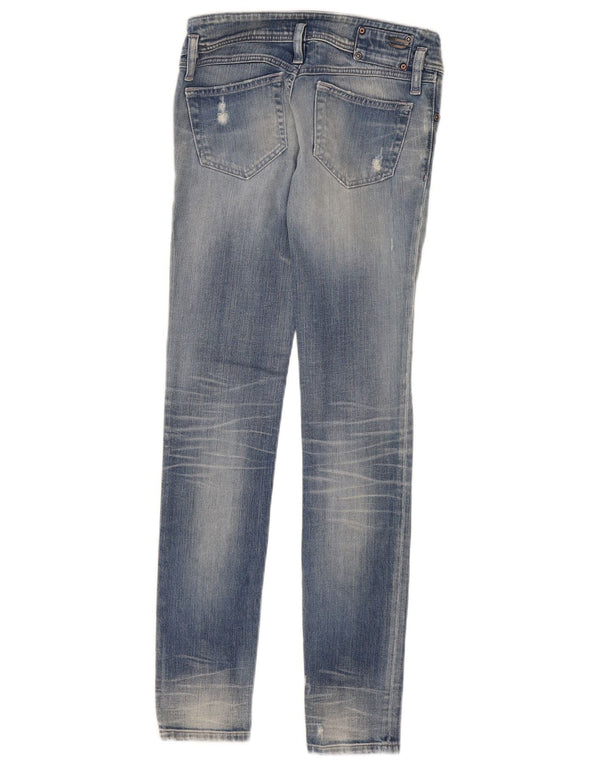 Diesel Girls Skinny Jeans 13-14 Years W28 L31 Blue Cotton