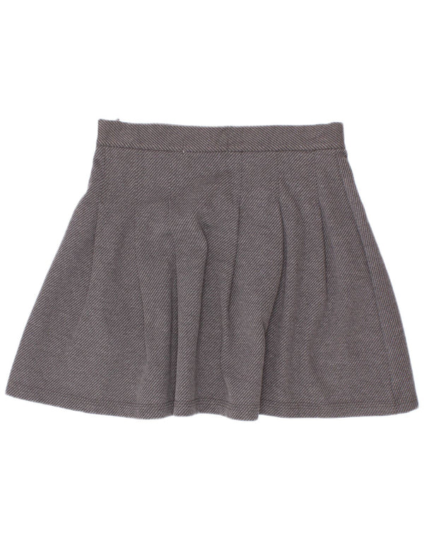 Zara Girls Pleated Skirt 8-9 Years W22 Grey