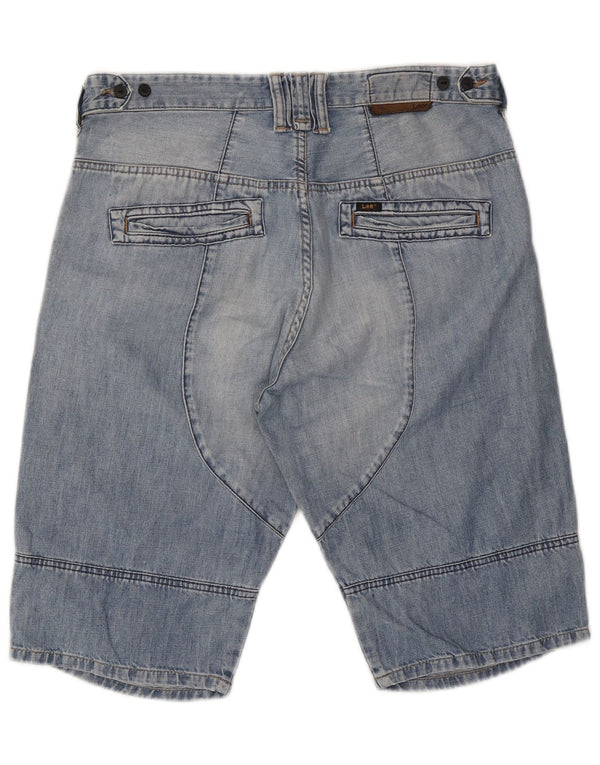 Lee Mens Denim Shorts W34 Large Blue Cotton