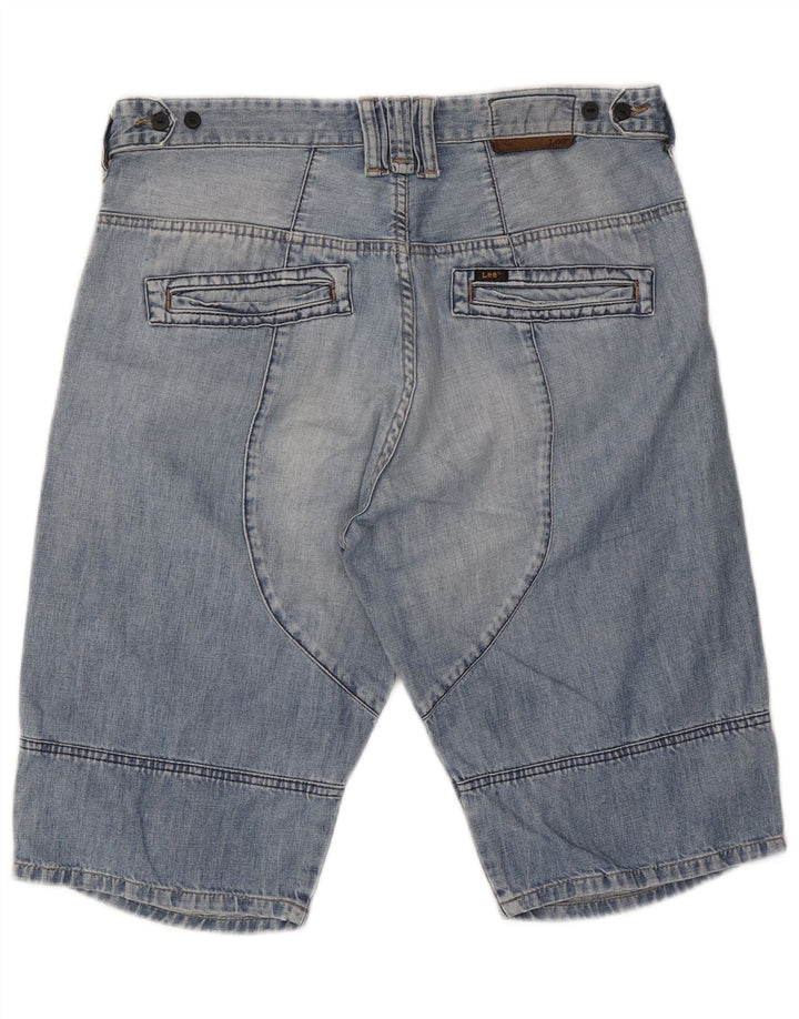 Lee Mens Denim Shorts W34 Large Blue Cotton