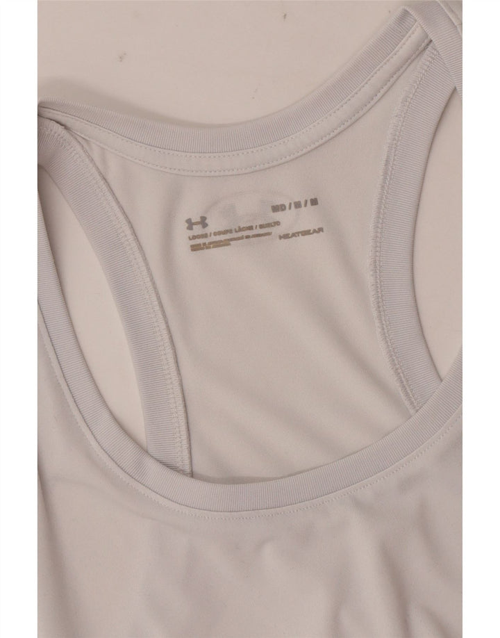 Under Armour Mens Heat Gear Vest Top Medium White