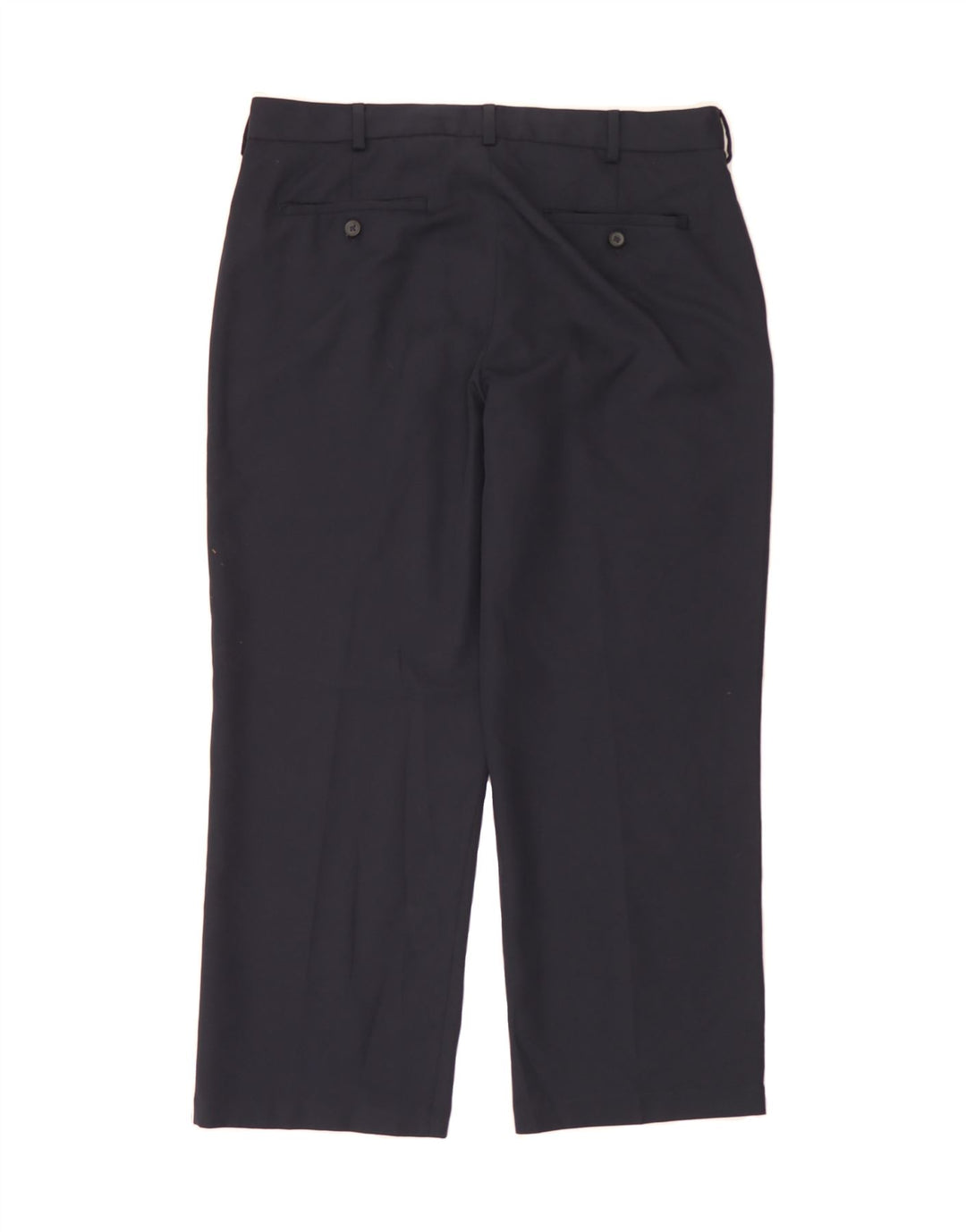 IZOD Mens Straight Chino Trousers W34 L27 Navy Blue Polyester Vintage Izod and Second-Hand Izod from Messina Hembry 