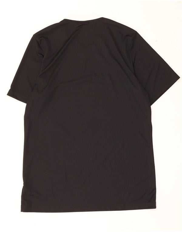 Adidas Mens Aeroready T-Shirt Top Large Black Colourblock