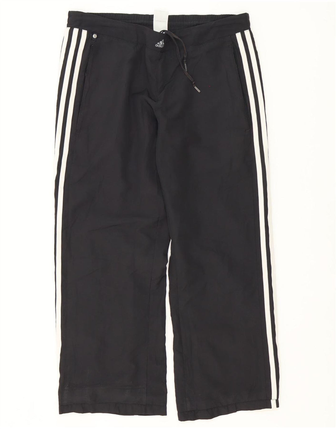 Adidas Womens Clima Proof Tracksuit Trousers UK 12 Medium Black Polyester