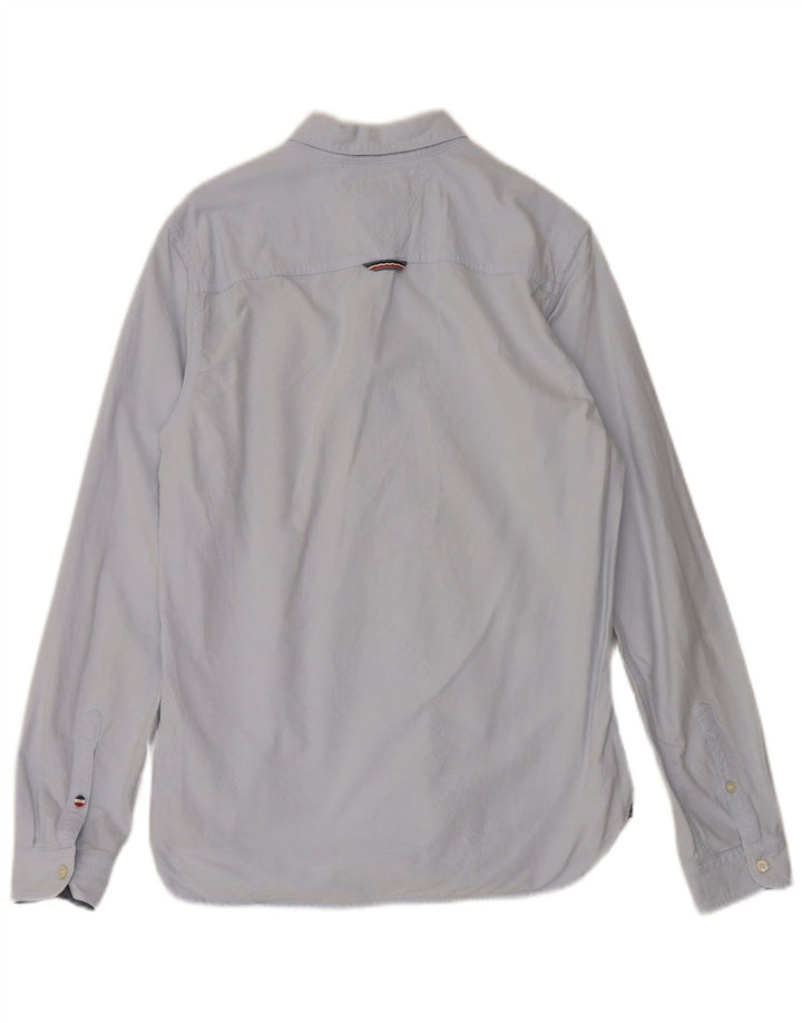 Tommy Hilfiger Mens Shirt Small Blue Cotton