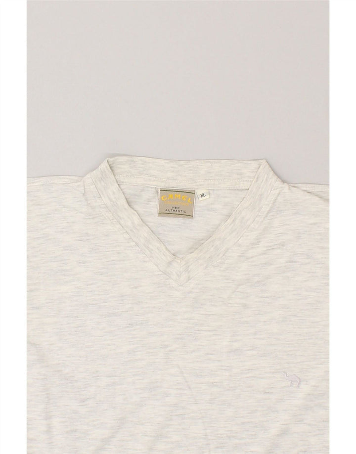 CAMEL ACTIVE Mens T-Shirt Top XL Grey Flecked Cotton Vintage Camel Active and Second-Hand Camel Active from Messina Hembry 