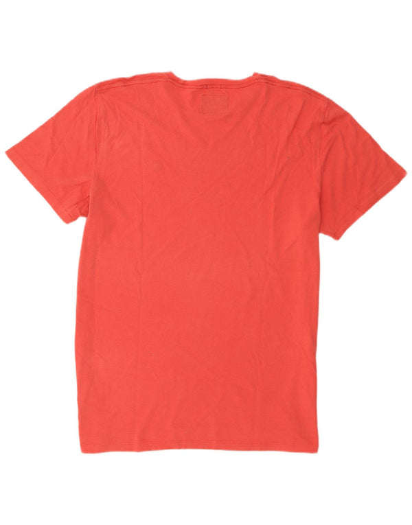 Abercrombie & Fitch Mens T-Shirt Top XL Orange Cotton