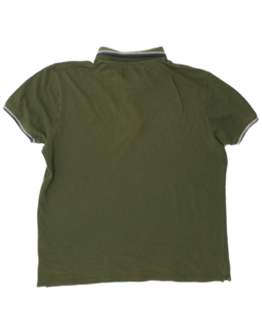 Lyle & Scott Mens Polo Shirt Large Khaki Cotton