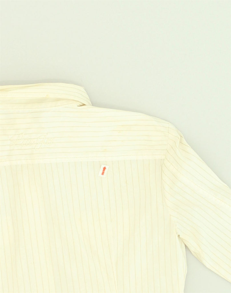 LIU JO Womens Shirt IT 42 Medium Off White Pinstripe Cotton | Vintage Liu Jo | Thrift | Second-Hand Liu Jo | Used Clothing | Messina Hembry 