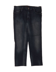 TRUSSARDI Mens Slim Jeans W38 L30 Navy Blue Cotton