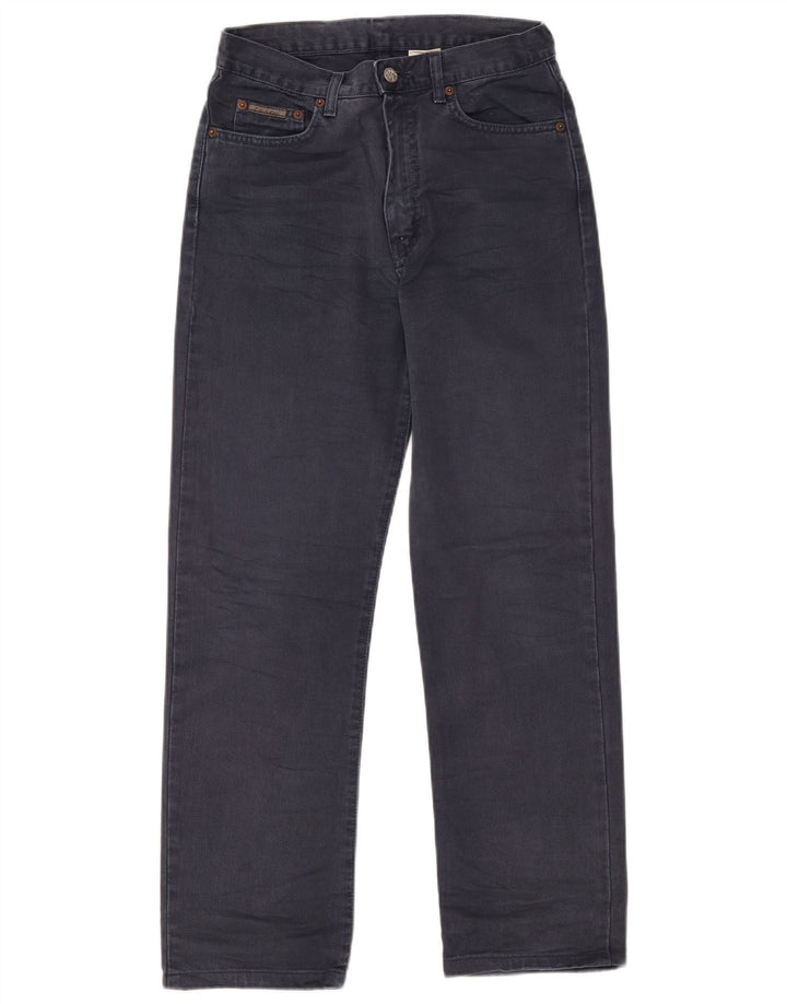 Calvin Klein Womens Straight Jeans W29 L28 Navy Blue Cotton