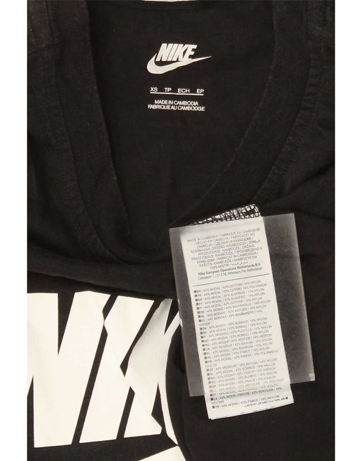 Nike Mens Graphic Vest Top XS Black Modal