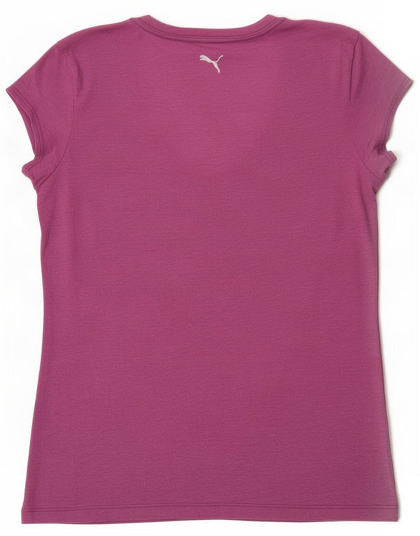 Puma Womens T-Shirt Top UK 16 Large Purple