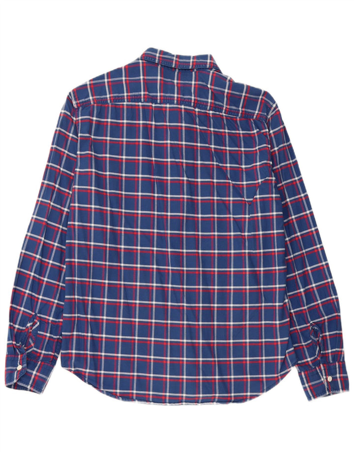 Levi's Mens Standard Fit Shirt Medium Blue Check Cotton