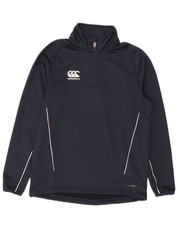 Canterbury Boys Zip Neck Pullover Tracksuit Top 13-14 Years Navy Blue
