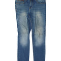 Tommy Hilfiger Mens Slim Jeans W34 L32 Blue Cotton