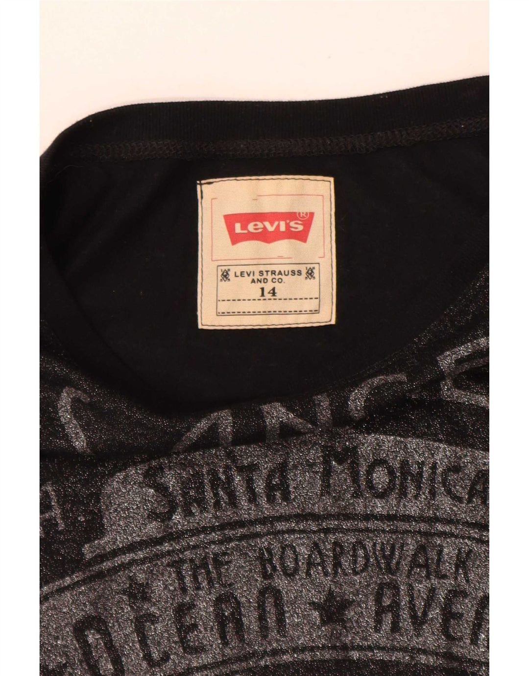 Levi's Girls Graphic Sweatshirt Jumper 13-14 Years Grey