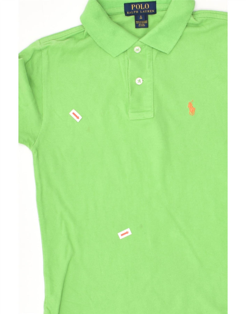 POLO RALPH LAUREN Boys Polo Shirt 7-8 Years Small  Green Cotton | Vintage Polo Ralph Lauren | Thrift | Second-Hand Polo Ralph Lauren | Used Clothing | Messina Hembry 