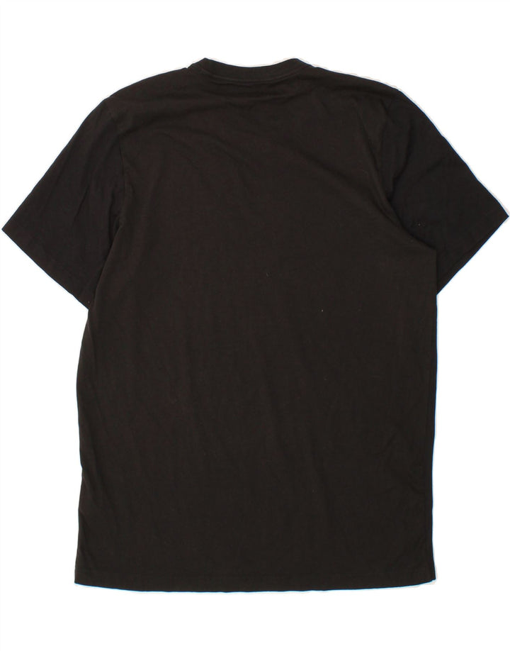 ADIDAS Mens Graphic T-Shirt Top Large Black Cotton Vintage Adidas and Second-Hand Adidas from Messina Hembry 