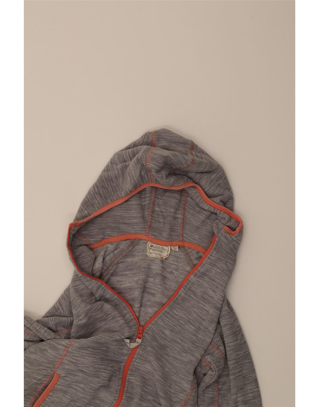 MOUNTAIN WAREHOUSE Womens Hooded Fleece Jacket UK 10 Small Grey Polyester Vintage Mountain Warehouse and Second-Hand Mountain Warehouse from Messina Hembry 