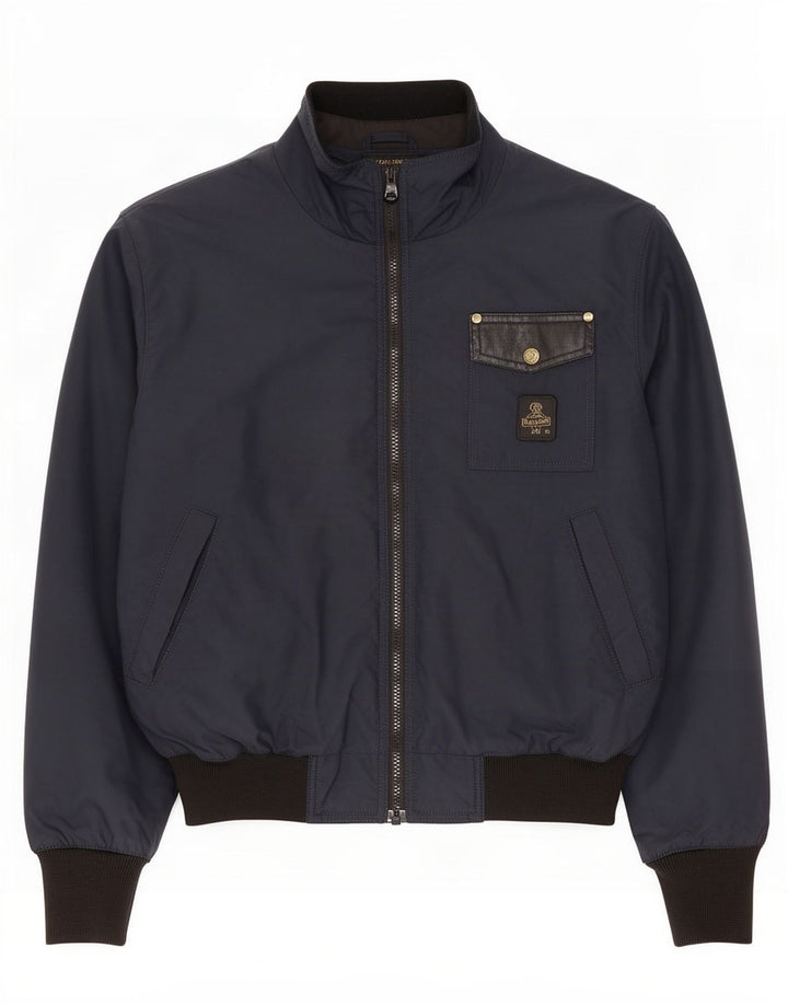 Refrigiwear Mens Bomber Jacket UK 38 Small Navy Blue Polyamide
