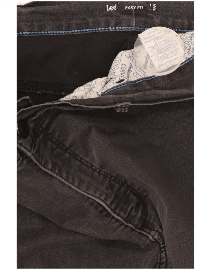 Lee Womens Easy Fit Skinny Jeans W38 L29 Grey Cotton