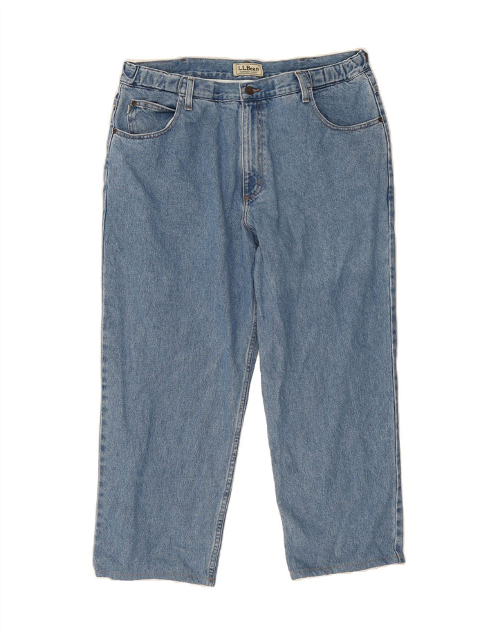 L.L.BEAN Mens Straight Jeans W38 L29 Blue Cotton Vintage L.L.Bean and Second-Hand L.L.Bean from Messina Hembry 