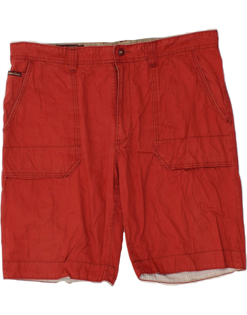 MARLBORO CLASSICS Mens Cargo Shorts W42 2XL  Red Cotton | Vintage Marlboro Classics | Thrift | Second-Hand Marlboro Classics | Used Clothing | Messina Hembry 