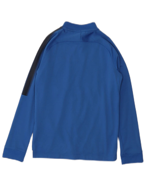 Nike Boys Inter Milan Tracksuit Top Jacket 6-7 Years XS Blue Colourblock
