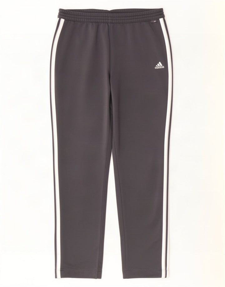 Adidas Womens Tracksuit Trousers UK 12 Medium Black Polyester