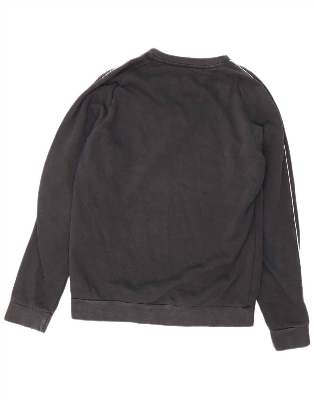 Adidas Mens Sweatshirt Jumper Medium Black Cotton