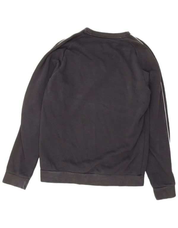 Adidas Mens Sweatshirt Jumper Medium Black Cotton