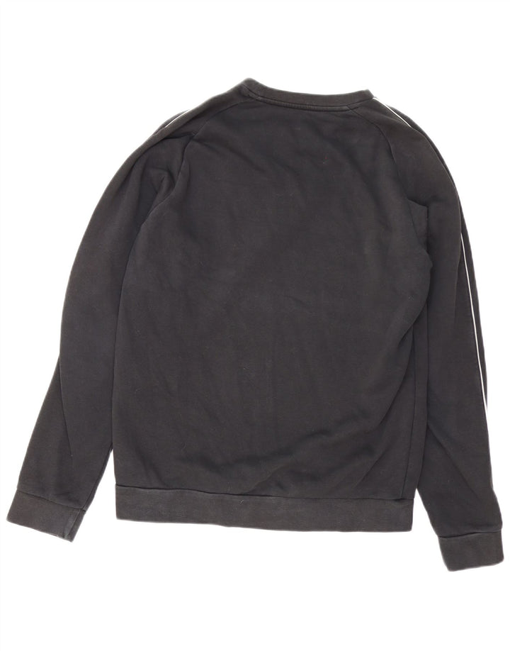 Adidas Mens Sweatshirt Jumper Medium Black Cotton