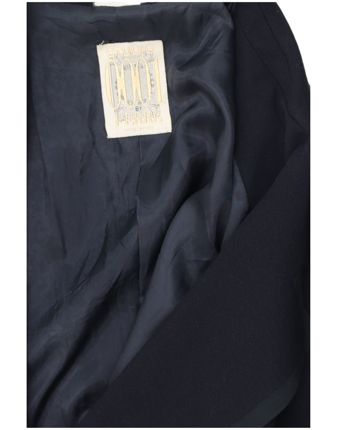 Ferre Womens 1 Button Blazer Jacket UK 16 Large Navy Blue