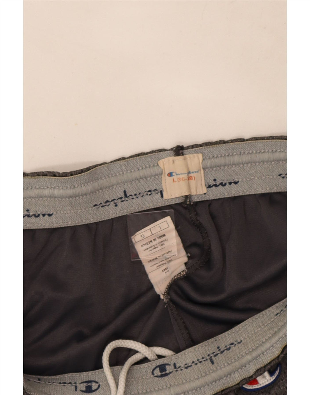 Champion Mens Sport Shorts Large Grey Polyester